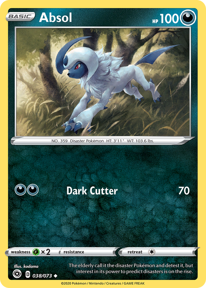 Absol (038/073) [Sword & Shield: Champion's Path]