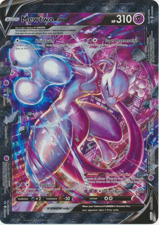 Mewtwo V-Union (Jumbo Card) [Sword & Shield: Black Star Promos]