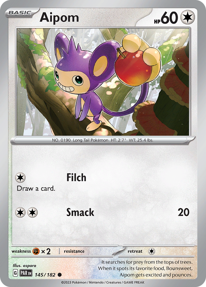 Aipom (145/182) [Scarlet & Violet: Paradox Rift]