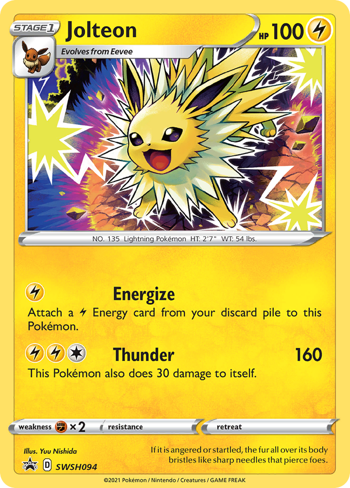 Jolteon (SWSH094) [Sword & Shield: Black Star Promos]