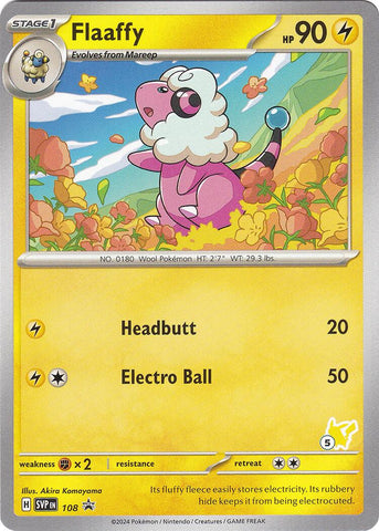 Flaaffy (108) (Pikachu Stamp #5) [Battle Academy 2024]