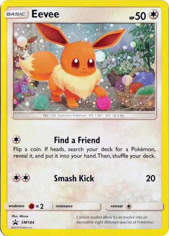 Eevee (SM184) (Cosmos Holo) [Sword & Shield: Black Star Promos]