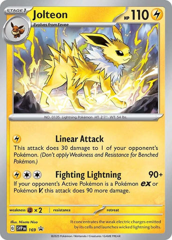 Jolteon (SVP169) [Scarlet & Violet: Black Star Promos]