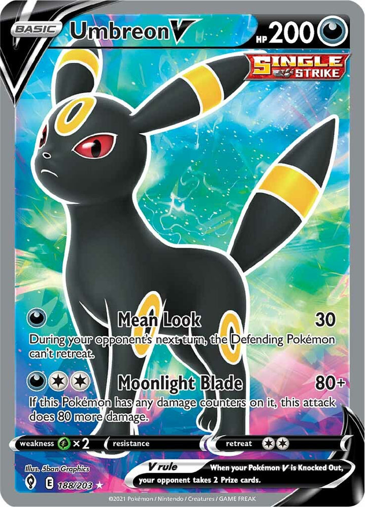 Umbreon V (188/203) [Sword & Shield: Evolving Skies]