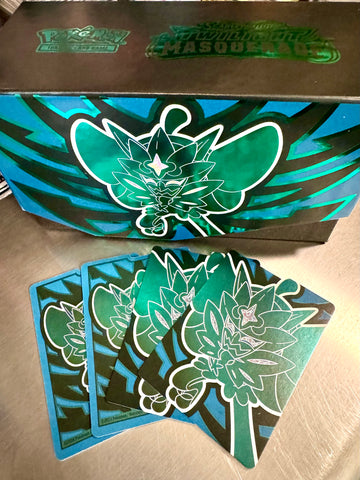 EMPTY Pokemon Scarlet & Violet: Twilight Masquerade Elite Trainer Box & Dividers - Teal Mask Ogerpon