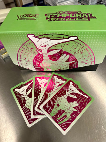 EMPTY Pokemon Scarlet & Violet: Temporal Forces Elite Trainer Box & Dividers - Iron Leaves