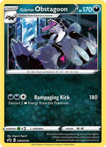 Galarian Obstagoon (SWSH193) [Sword & Shield: Black Star Promos]