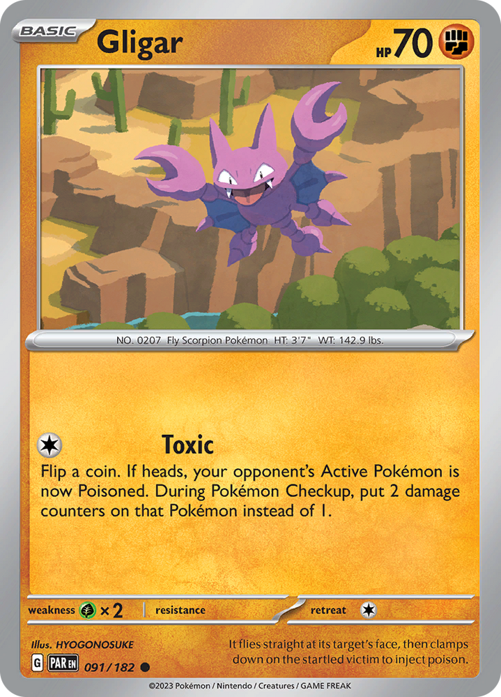 Gligar (091/182) [Scarlet & Violet: Paradox Rift]