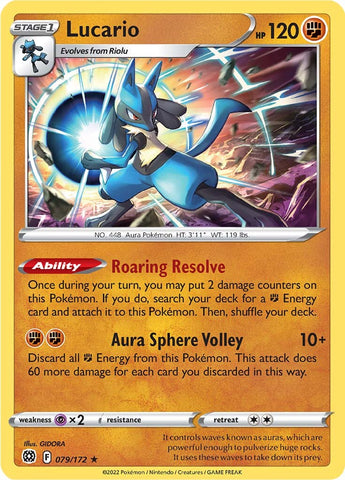 Lucario (079/172) [Sword & Shield: Brilliant Stars]