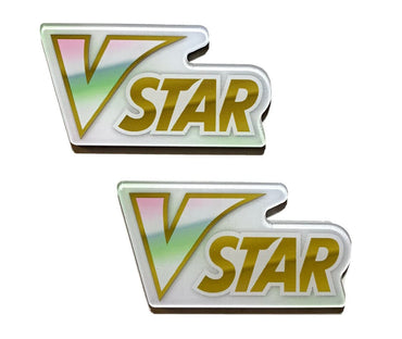 X2 Official Pokemon Acrylic VSTAR Marker Counter Token