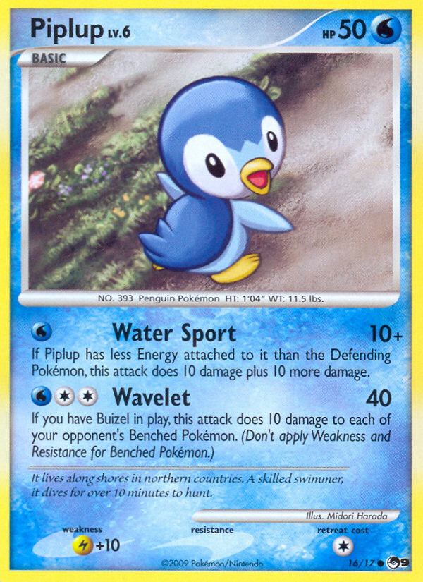 Piplup (16/17) [POP Series 9]