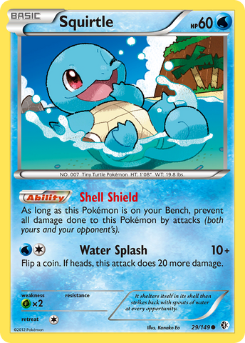 Squirtle (29/149) [Black & White: Boundaries Crossed]